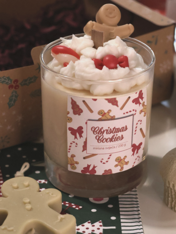 Ukrasna mirisna svijeća "Christmas Cookies"