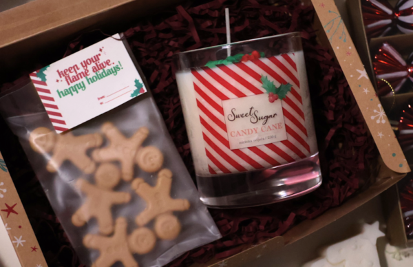 Ukrasna mirisna svijeća "Candy Cane" - Slika 5
